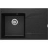 Deante zlewozmywak Evora grafitowy granit prawy 1k z/o 760x500x195, 3,5
