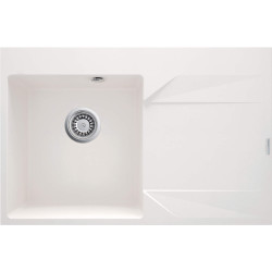Deante zlewozmywak Evora alabaster granit prawy 1k z/o 760x500x195, 3,5