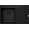 Deante zlewozmywak Evora nero granit prawy 1k z/o 760x500x195, 3,5