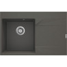 Deante zlewozmywak Evora antracyt metalik granit prawy 1k z/o 760x500x195, 3,5