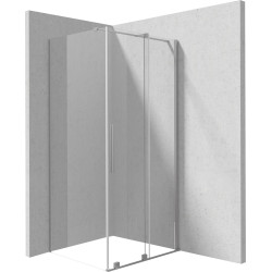 Deante kabina prizma stal szczotkowana 120x90 cm