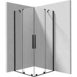 Deante kabina prizma nero 100x100 cm