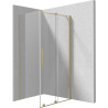 Deante kabina prizma złoto szczotkowane 140x70 cm