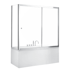 Besco parawan nawannowy Duo Slide II 170x150 i ścianka boczna 70x150