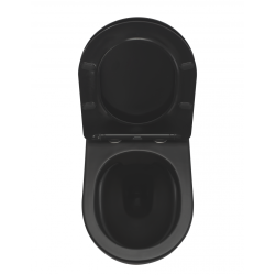 Rea zestaw podtynkowy z misą WC  Rea Carlo Mini czarną matową