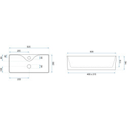 Rea umywalka nablatowa Mery