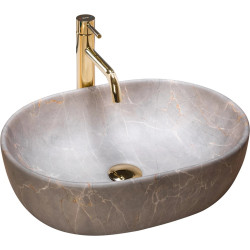 Rea umywalka nablatowa Lara Beige