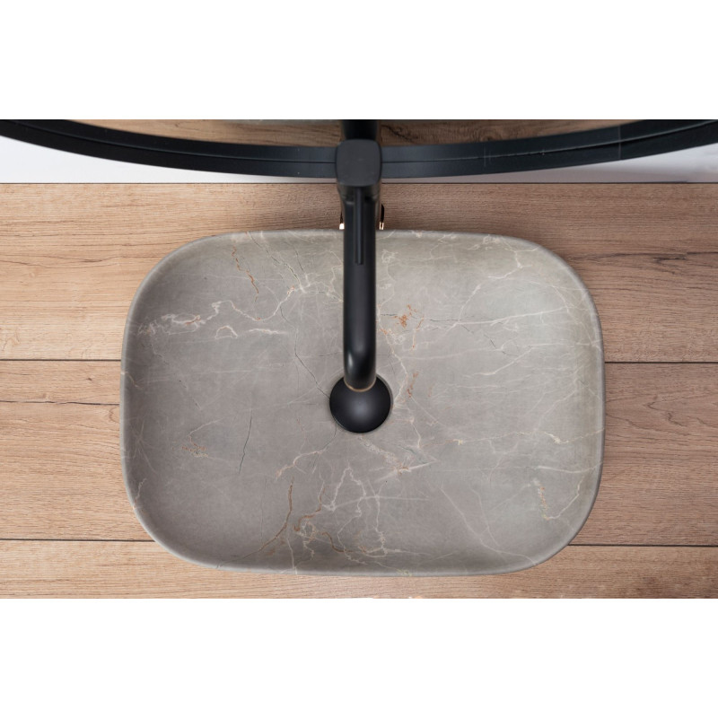 Rea umywalka nablatowa Livia Beige Matt