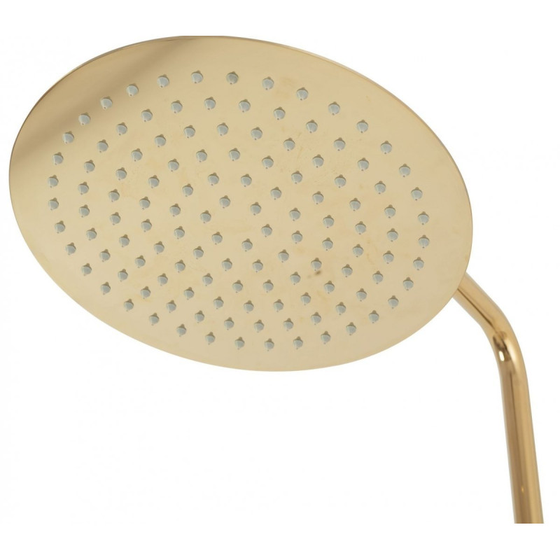 Rea zestaw natryskowo-wannowy z termostatem Lungo złoty