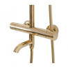 Rea zestaw natryskowo-wannowy z termostatem Lungo złoty