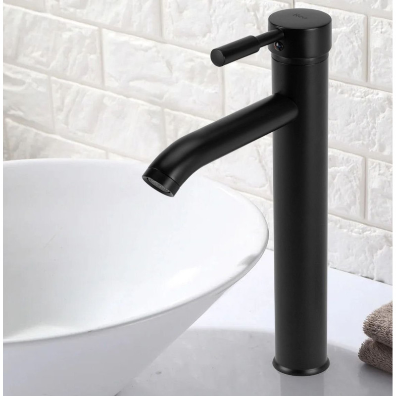 Rea Bateria Umywalkowa Wysoka Graf czarna