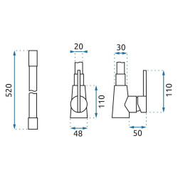 Rea Bateria Kuchenna Icon czarna