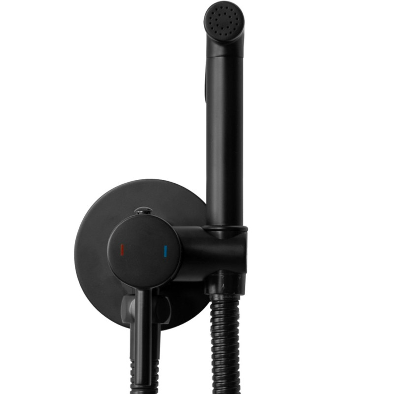 Rea Bateria Bidetowa Ścienna Loop Lungo czarna