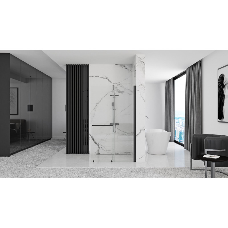 Rea ścianka prysznicowa 120x200 Cortis black