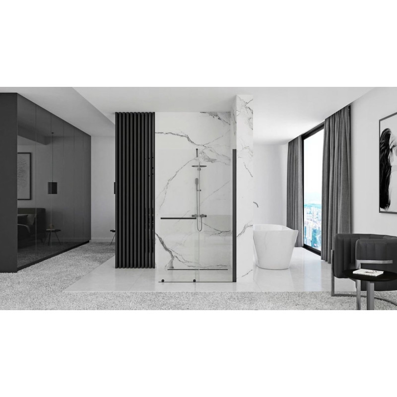 Rea ścianka prysznicowa 120x200 Cortis black