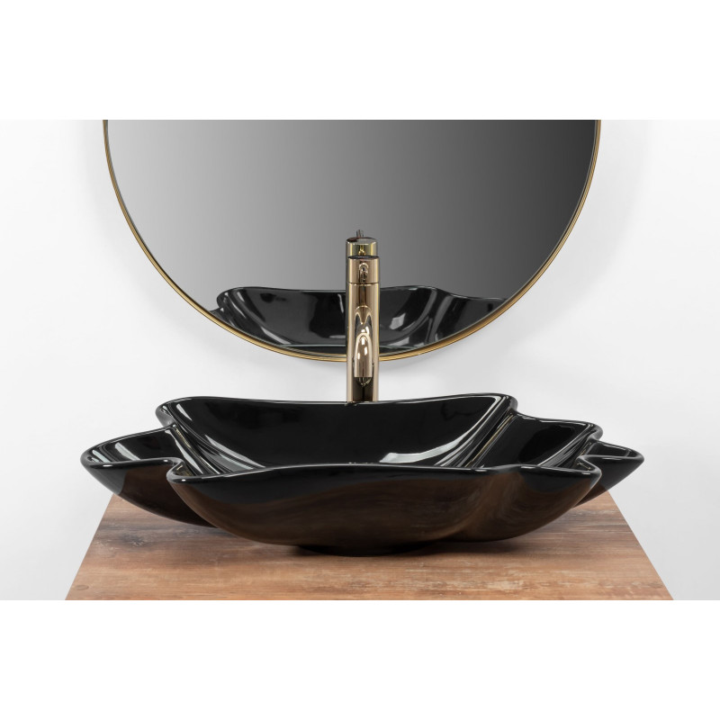 Rea umywalka nablatowa Infinity black