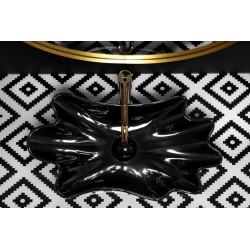 Rea umywalka nablatowa Infinity black