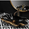 Rea umywalka nablatowa Infinity gold/black