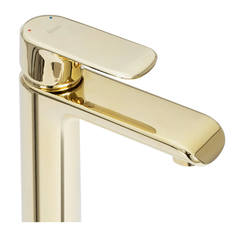 Rea Bateria Umywalkowa Wysoka Bloom złota