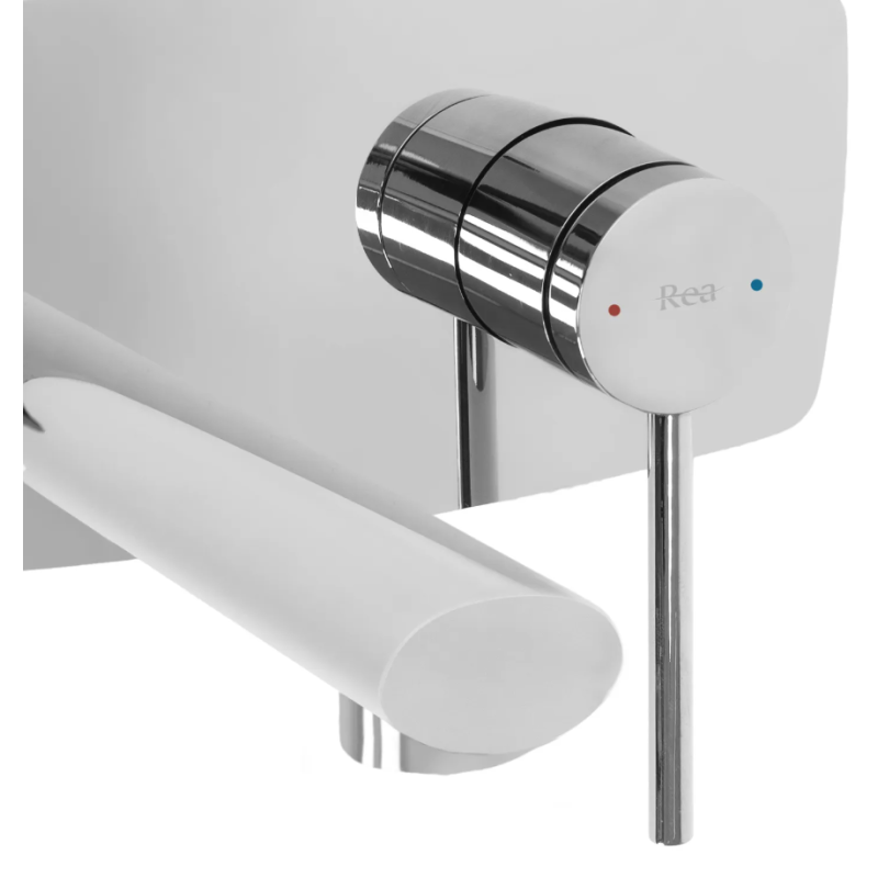 Rea bateria umywalkowa podtynkowa Oval chrom