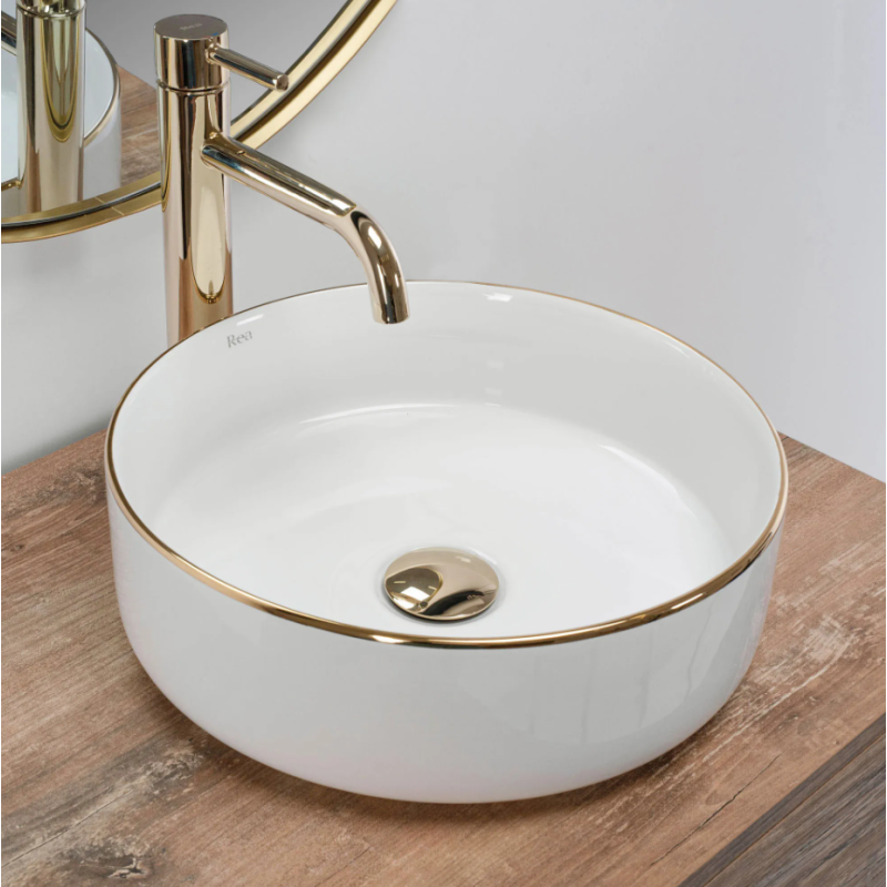 Rea umywalka nablatowa Sami gold Edge