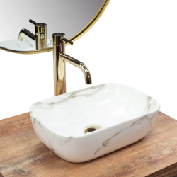 Rea umywalka nablatowa Belinda Mini Aiax Shiny