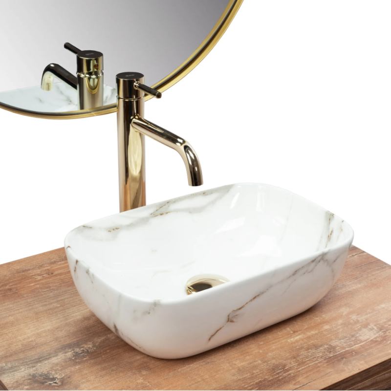 Rea umywalka nablatowa Belinda Mini Aiax Shiny