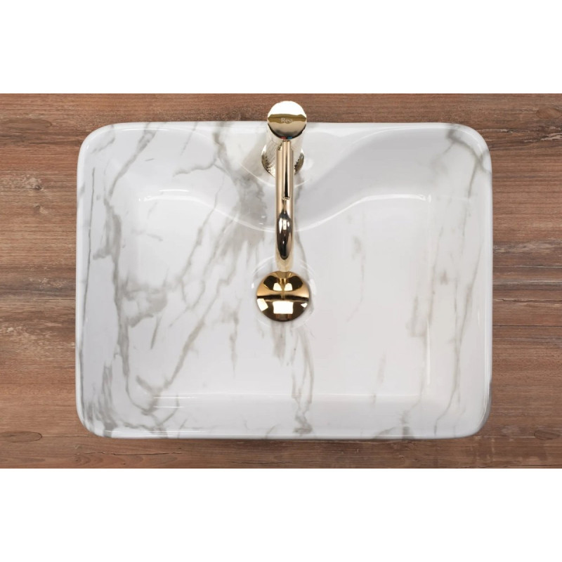 Rea umywalka nablatowa Kelly Marmo