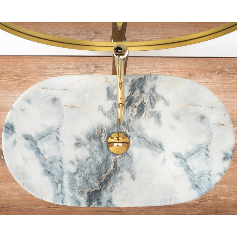 Rea umywalka nablatowa Royal Granit Matt