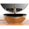Rea umywalka nablatowa Sofia In black/gold