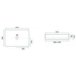 Rea umywalka nablatowa Avia