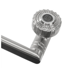 Rea Bateria Umywalkowa Wysoka Paco Nikiel szczotkowany