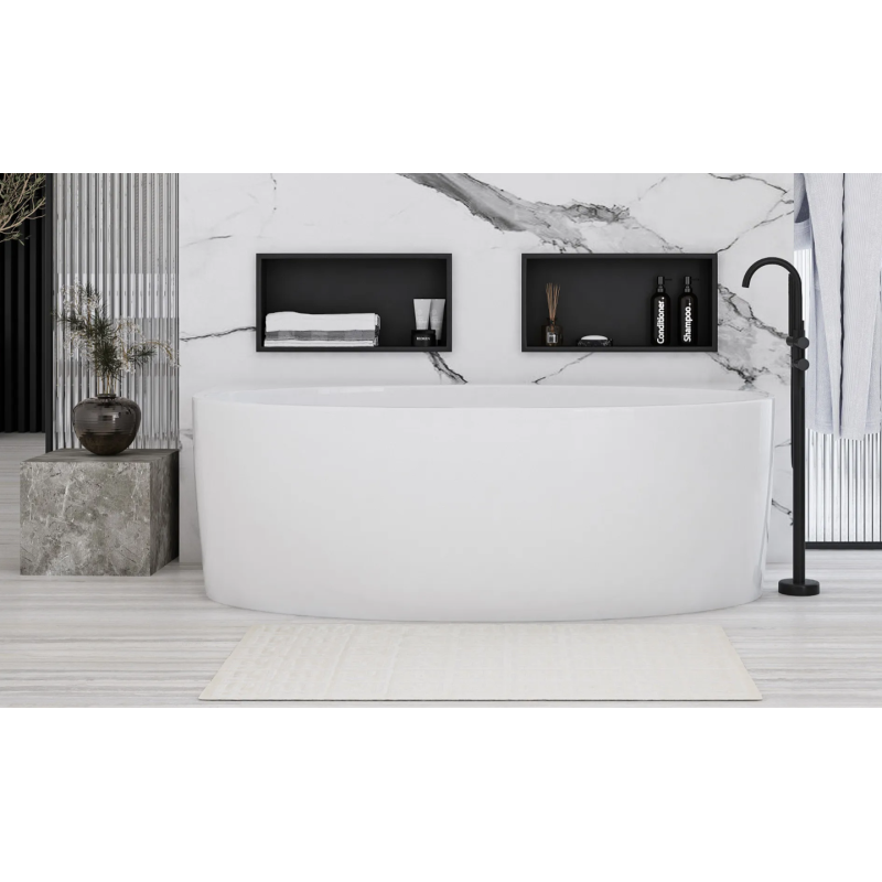 Rea półka podtynkowa 05 czarna 30x45x10