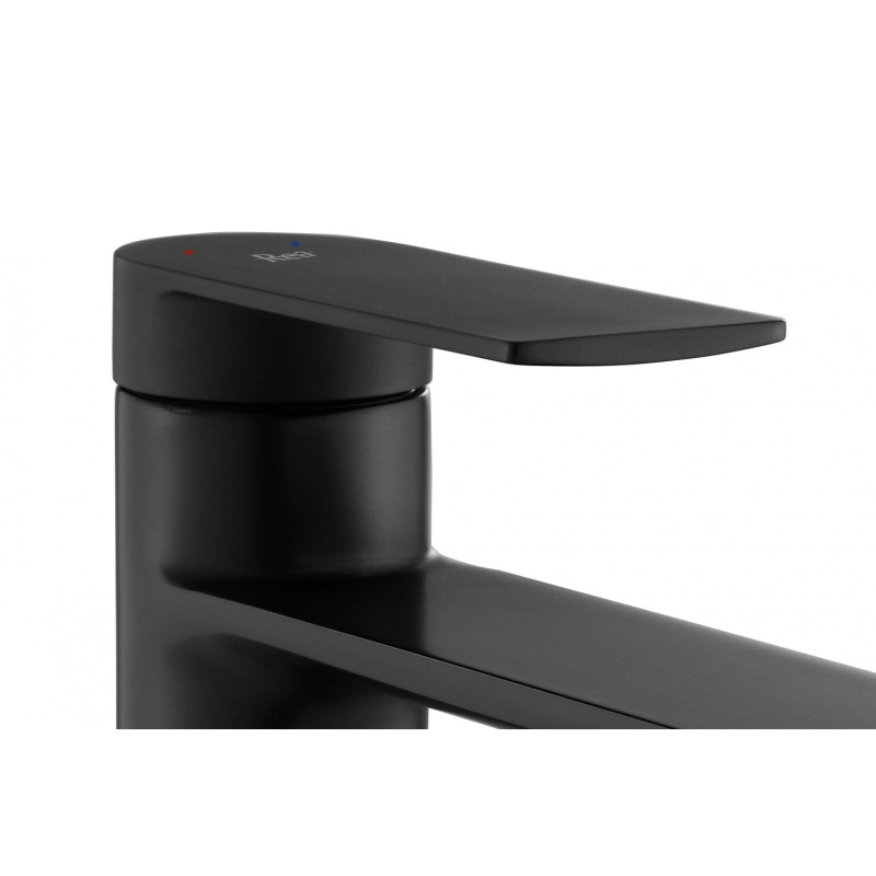 Rea bateria umywalkowa wysoka Storm czarna