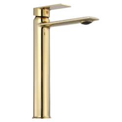 Rea bateria umywalkowa wysoka Veneta złota