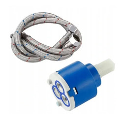 Rea bateria umywalkowa wysoka Pixel Czarna