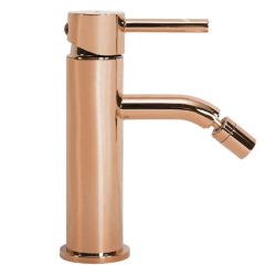 Rea Bateria Bidetowa Stojąca Lungo Różowe złoto