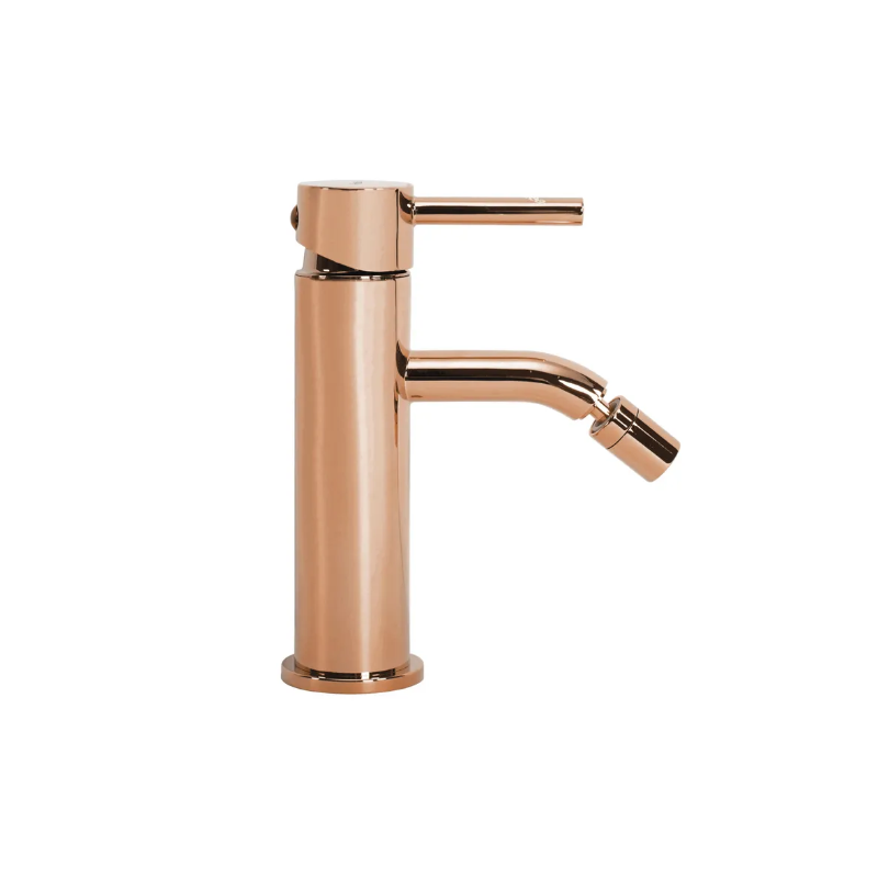 Rea Bateria Bidetowa Stojąca Lungo Różowe złoto