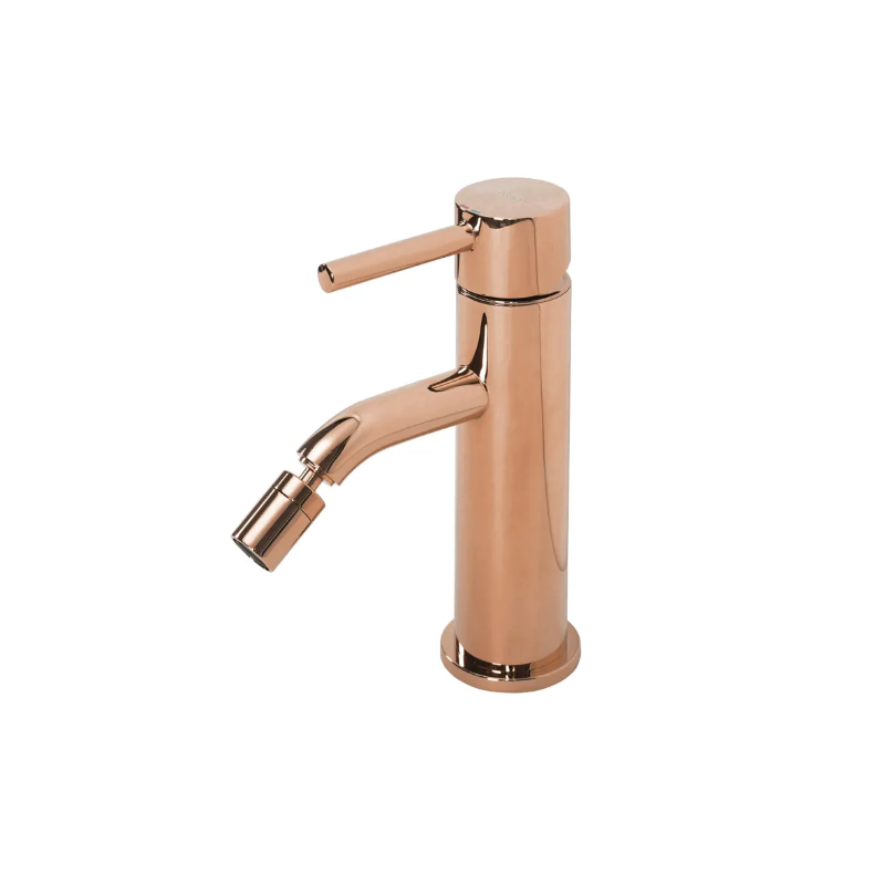 Rea Bateria Bidetowa Stojąca Lungo Różowe złoto