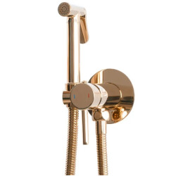 Rea Bateria Bidetowa Ścienna Loop Lungo Różowe złoto