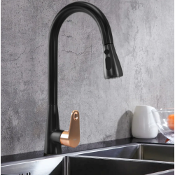 Rea Bateria Kuchenna Mild czarna/Różowe złoto