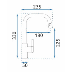Rea Bateria Kuchenna Polo czarna/złota