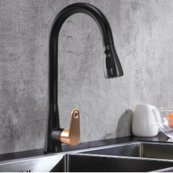 Rea Bateria Kuchenna Mild czarna/Różowe złoto