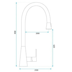 Rea Bateria Kuchenna Mild czarna