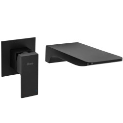 Rea Bateria Umywalkowa Podtynkowa Mason czarna