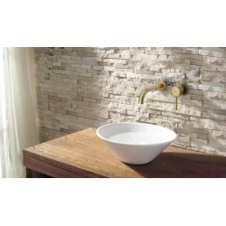 Rea Bateria Umywalkowa Podtynkowa Lungo złota szczotkowana