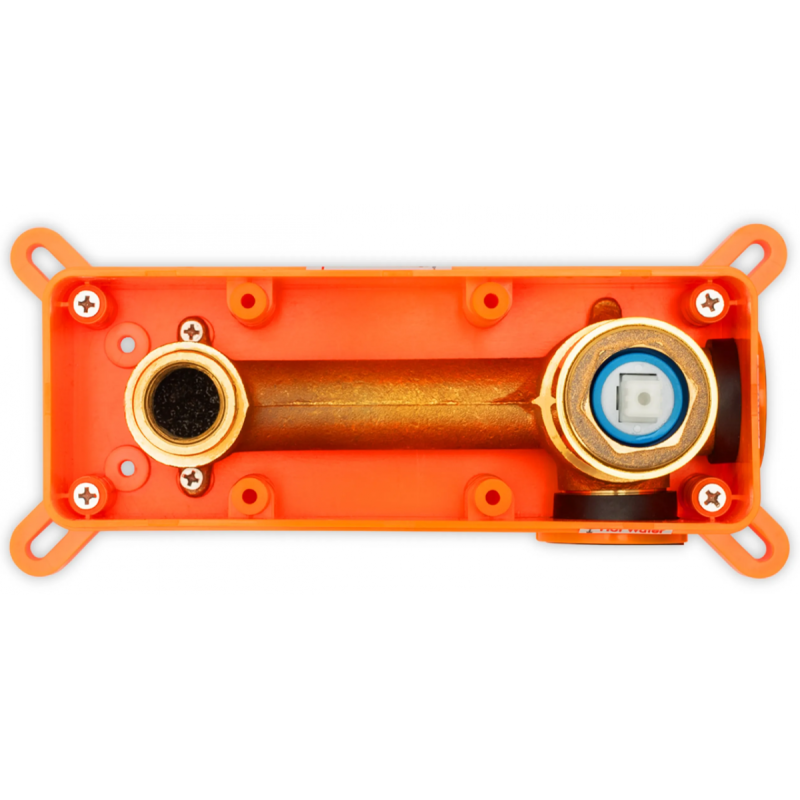 Rea Bateria Umywalkowa Podtynkowa Lungo złota szczotkowana