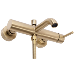 Rea Bateria Wannowa Ścienna Lungo złota szczotkowana