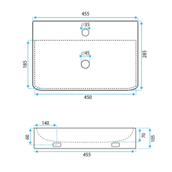 Rea umywalka nablatowa Naomi