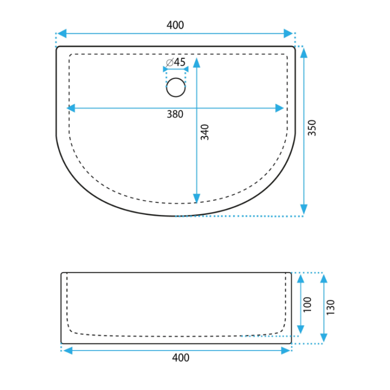 Rea umywalka nablatowa Clara